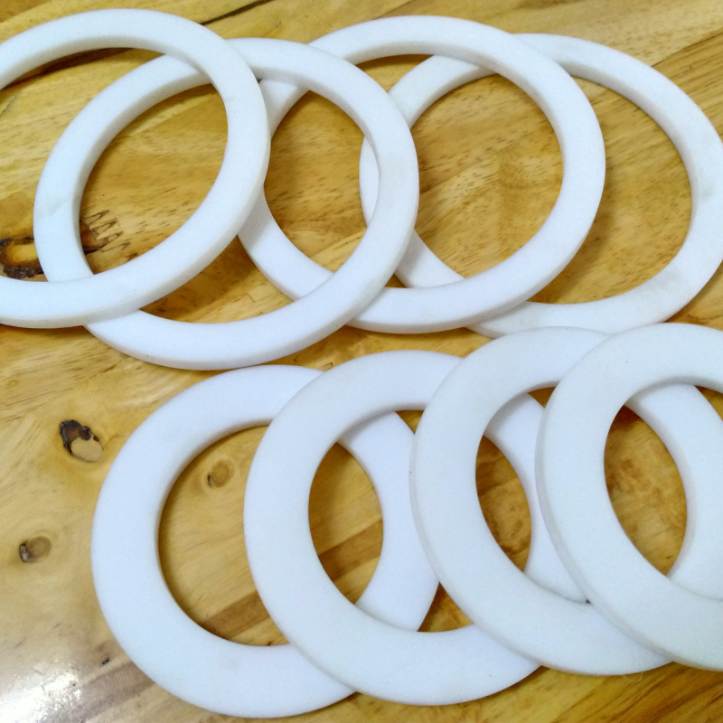 Gia công vòng đệm Teflon theo yêu cầu