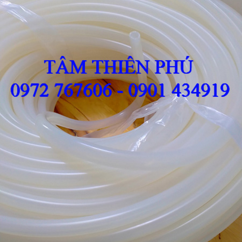 Ống silicon trắng 5x8